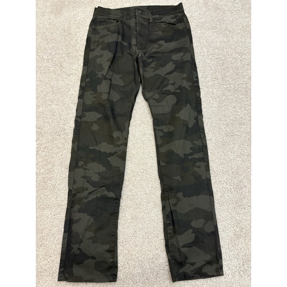 Uniqlo Denim - Women's Uniqlo Camo Green Skinny Jeans Pants Size 7 Preppy